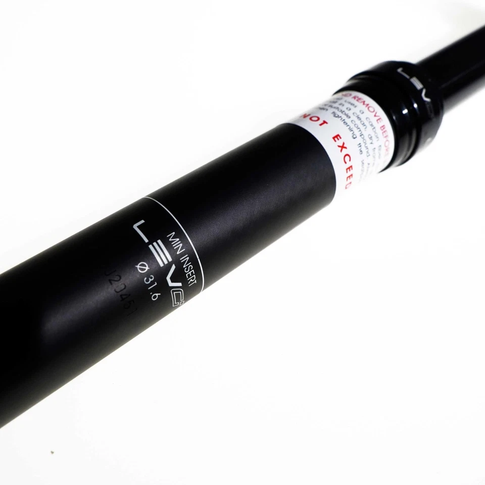 Tija de sillín cuentagotas interna de carbono KS LEV Ci 31,6x390 mm recorrido: 125 con control remoto Foto 4 de 4