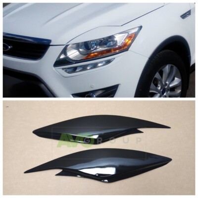 Headlight Eyelids for Ford Kuga 2008-2012 ABS Gloss