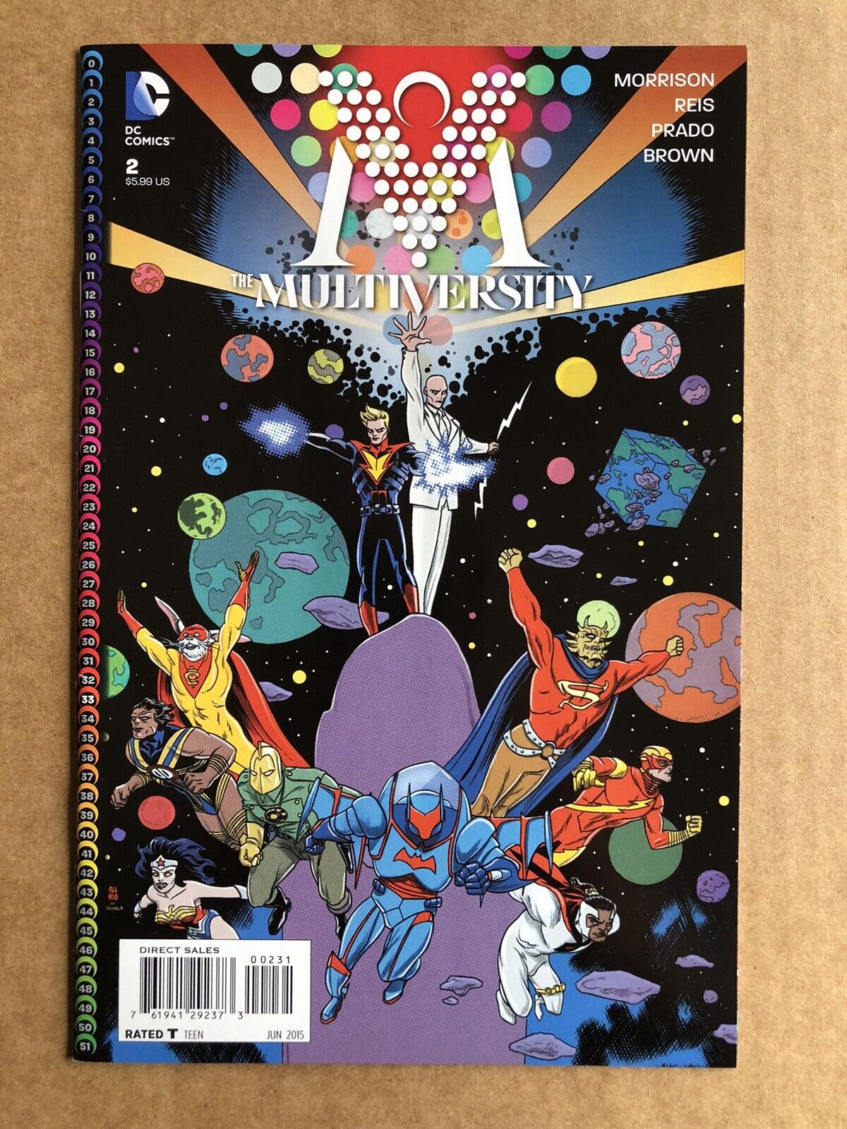 The Multiversity #2 (2014) 1:25 Mike Allred Variant Grant Morrison - NM Unread!!