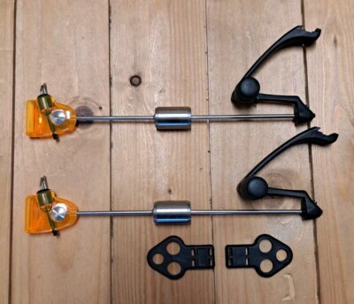 2 × Fox Euro Swinger ORANGE / AMBER Pendelbissanzeiger Karpfen Bissanzeiger Carp