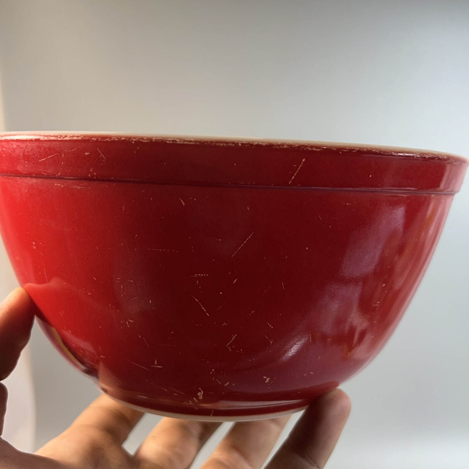 Vintage Pyrex Bowl Red 1 5 Quart Nesting 402 Ovenware USA EBay vintage-pyrex-bowl-red-1-5-quart-nesting-402-ovenware-usa-ebay
