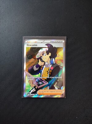 Pokemon - Giacomo - 252/193 Paldea Evolved - ENG - Full Art Ultra Rare