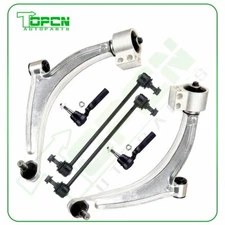 2004-2010 For Chevrolet Malibu 6pcs Front Lower Control Arms Outer Tie Rods Kit