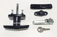 Truck cap Topper T-Handle Lock w/ free accessories Bauer # T-323J Clockwise