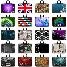 15.4"-15.6" Neoprene Laptop Sleeve Bag Case w Hidden Handle Fit Dell Asus Sony