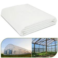 Greenhouse Plastic Sheeting, 12 x 25ft 6 mil Clear Greenhouse Film, UV Resist...