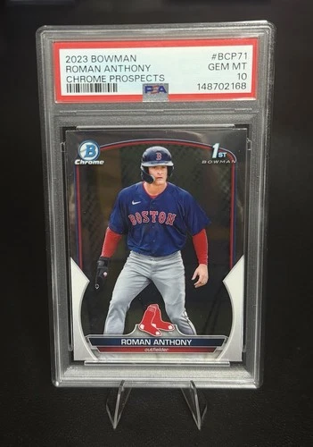 2023 Bowman Roman Anthony Chrome #BCP-71 1st Prospect Boston Red Sox PSA 10 (RC)