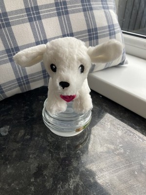 H&M weißer Welpe Hund Stofftier Plüschtier - Mini - ca. 4 Zoll