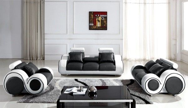 Polster Sitz Couch 3 Sitz Garnitur Sofa Sofas Couchen Leder Dreisitzer Jvmoebel-image
