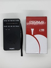 PRUNUS J-166 Portable AM/FM Radio Portable Transistor Battery Operated Pocket