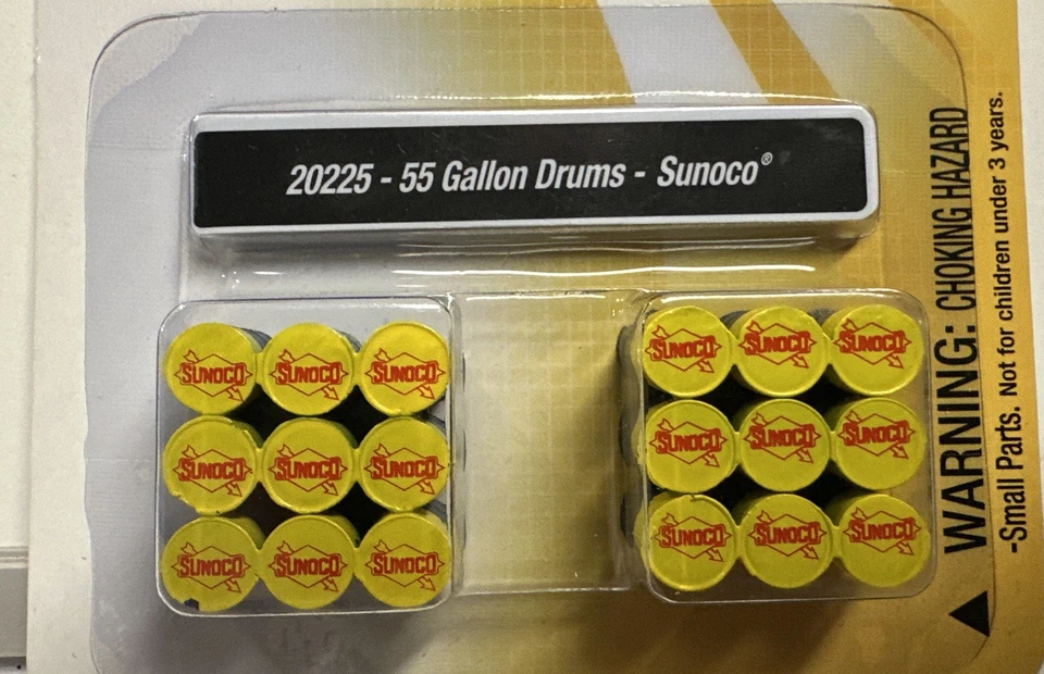 Mini Details HO Scale Sunoco 55 Gallon Drums #20225 - Image 2 of 4