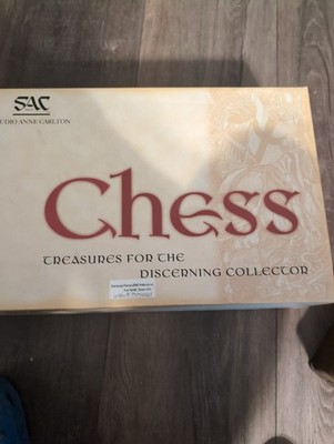 SAC-STUDIO ANNE CARLTON- GODS OF MYTHOLOGY CHESS SET Made In England(See Photos)