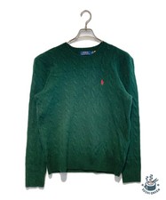 POLO RALPH LAUREN Cashmere blend cable knit Size: M Green Men