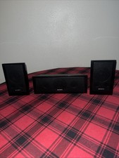 Sony Surround Sound Speaker set of 3: SS-TS102 SS-CT101 Front Left Center