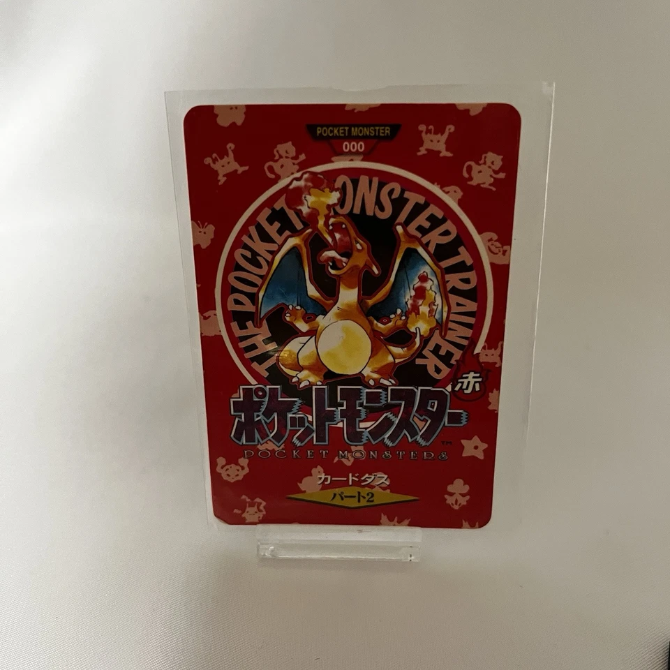 Pokemon Carddass Charizard Blastoise Venusaur 3Set Town Map Nintendo F/S 1996 - Image 4 of 4