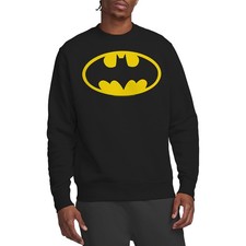 Image of Dc Comics Batman Logo Unisex Sweatshirt S-2XL, Black