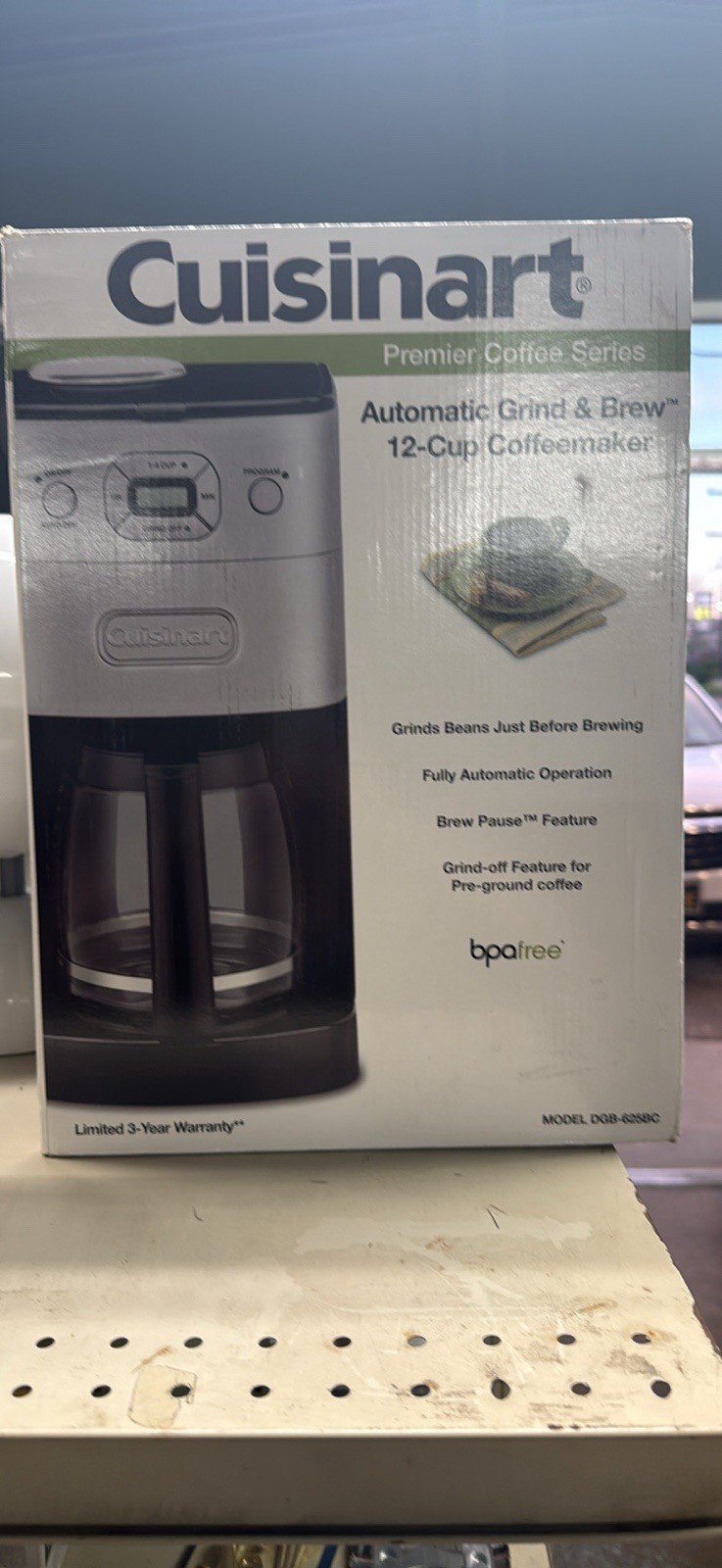 Cuisinart DGB-625BC Grind & Brew 12-Cup Automatic Coffee Maker