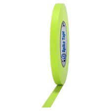 Pro Tapes Stage Set Spike Tape PRO-Spike : 1/2 in. x 45 yds. Fluorescent Yello