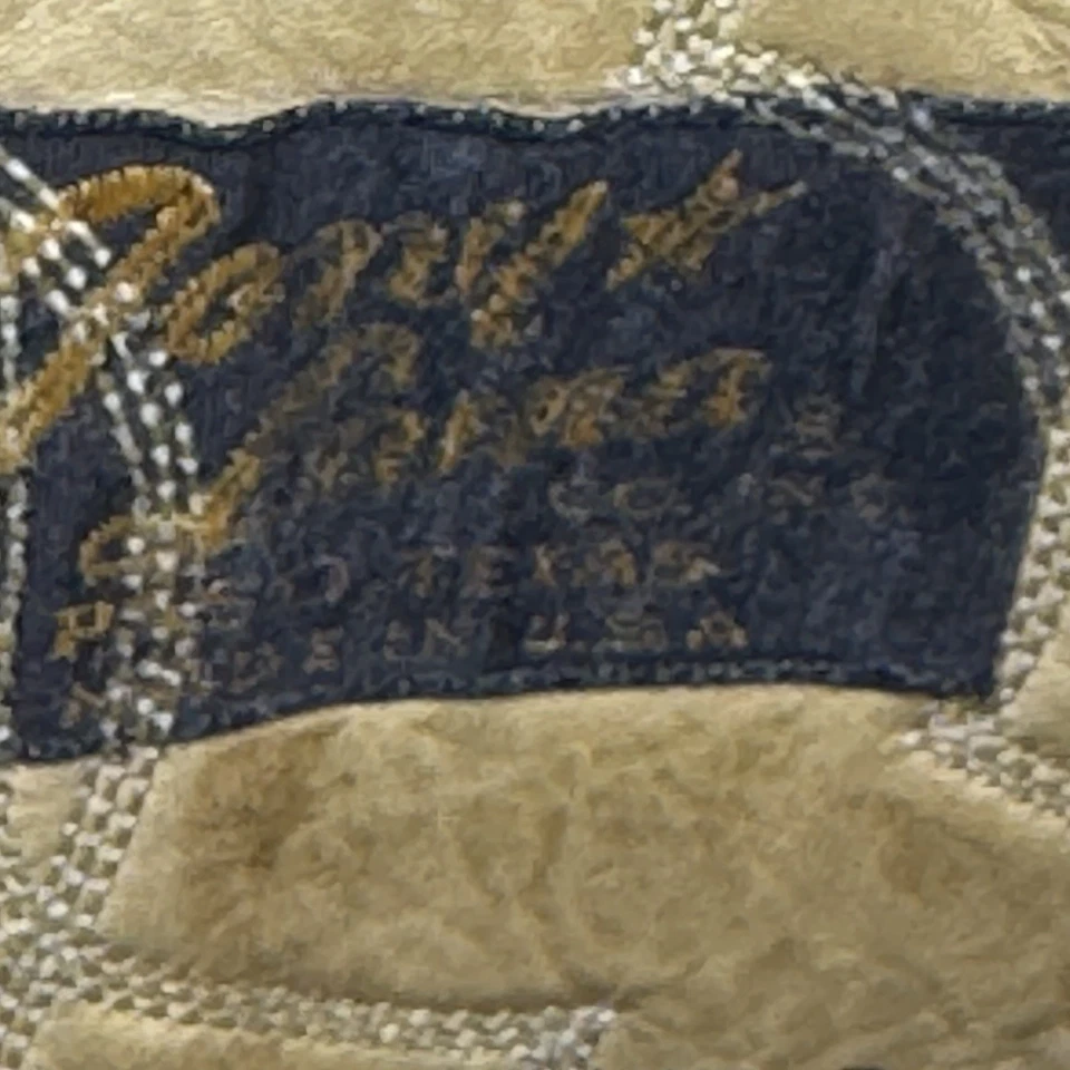 Botas vaqueras vintage Tony Lama de cuero negro punta ala de lagarto para hombre talla 7 Foto 4 de 4