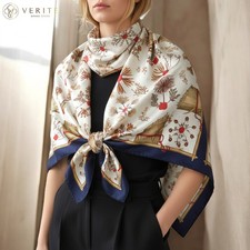 RARE VINTAGE HERMES Silk Scarf "Herbier de Gavarnie" Carre 90