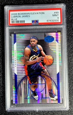 2006 PSA 9 MINT LEBRON JAMES BOWMAN ELEVATION BLUE SP /399 G5822
