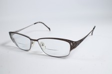 Stepper Eyeglasses SI-50079 Womens Grey Full Rim Titanium Glasses Frames 52 mm