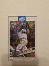 2020 Topps Archives Signature Series Hunter Dozier 7/14 Rare GOLD INK Royals