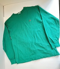 Lacoste Shirt Men's Green L Sleepwear Waffle Knit Thermal Long Sleeve Lounge
