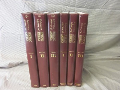 Lot of 6 Reference Library of Asian & Hispanic America: Volumes 1-3 Hardcover