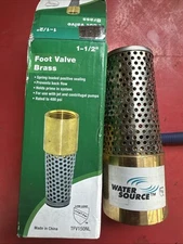 TFV150NL 1 1/2” Brass Foot valve