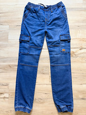 Signature by Levi Strauss Co. Boys Teens Cargo Jogger Jeans Size L 12-13 Blue