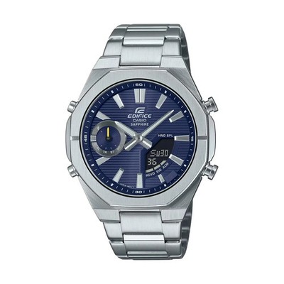 Casio Edifice ECB-S10D-2ADF Men's Chronograph Blue Dial Stainless Steel Watch