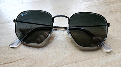 Ray-Ban Hexagonal Flat Lenses - Größe 51-21 - Gunmetal