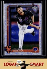 Kodai Senga 2025 Topps Chrome Logofractor Edition #246 New York Mets