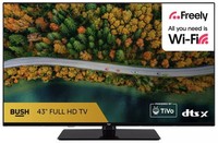 Bush 43 Inch TV SMART 43FT25CB Full HD 1080p HDR LED TiVo Freely TV Black