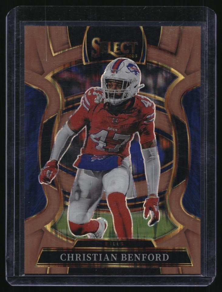 2025 Panini Select Christian Benford Concourse Copper Shock #84 Christian Benford Concourse Copper Shock 024/899 #84 Bills