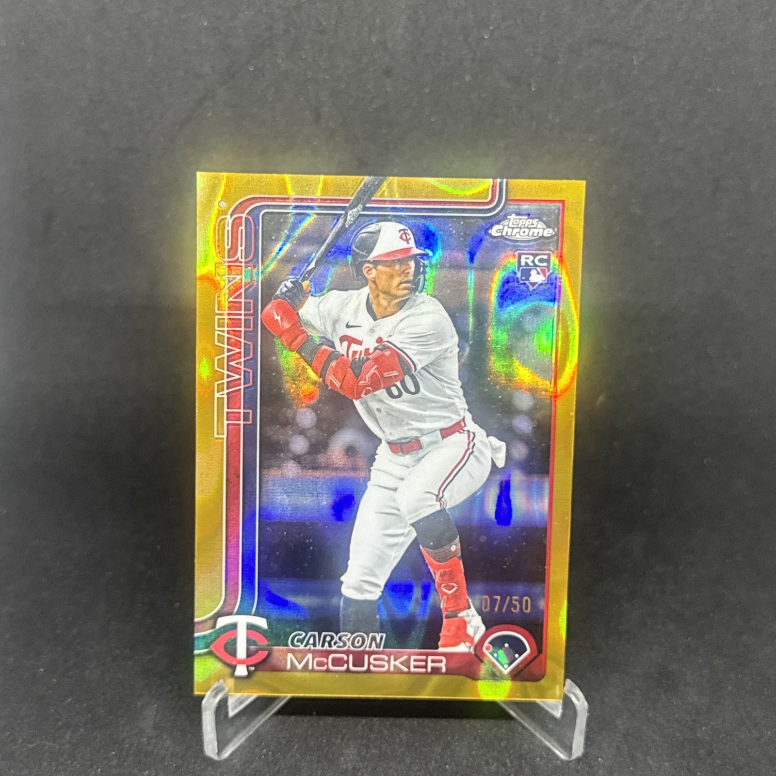 Carson Mccusker 2025 Topps Chrome Orange Lava #155 /50