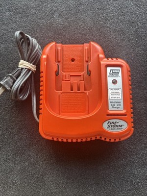 Black & Decker Firestorm Rapid 1-Hour Battery Charger 9.6V-24V FS240FC Tested