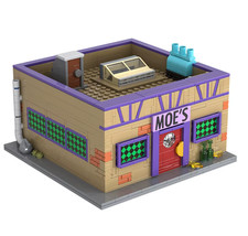 MOC The Simpsons Moes Tavern Modular Building...