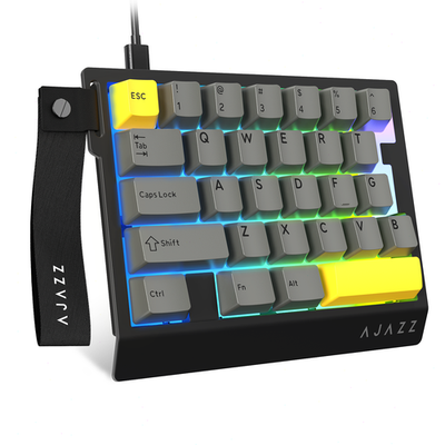 AJAZZ AK029 Wired One Handed Gaming Keyboard, 8Khz Polling, 29