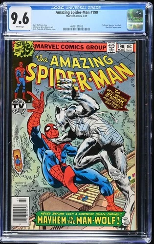 Amazing Spider-Man 3190 (1979) Bronze Age Man-Wolf CGC 9.6 MM319