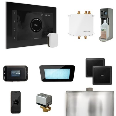 Mr. Steam BLS1-BKWH Bliss Steam Shower Control Package Black White