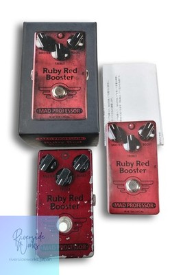 MAD PROFESSOR Ruby Red Booster Custom Effects Pedal