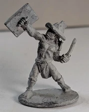 Ral Partha Imports ~ Gladiator ~ 1986 Pewter miniature ~ Dark Sun
