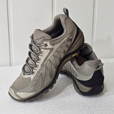 Merrell Siren Edge 3 Hiking Trail Shoes Womens Sz 9 Aluminum Boulder J034440