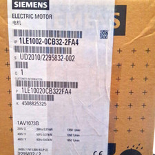 Siemens Electric Motor 1LE1002-0CB32-2FA4 IP55 Spray Water Protection