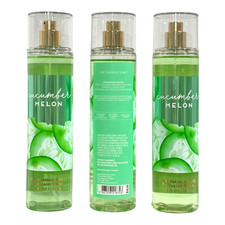 Bath  Body Works CUCUMBER MELON Fine Fragrance Mist 8 oz 3-PACK 