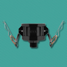 275 330 Gallon IBC Tote Tank Drain Adapter 2"Cam Lock for Garden Hose 3/4"