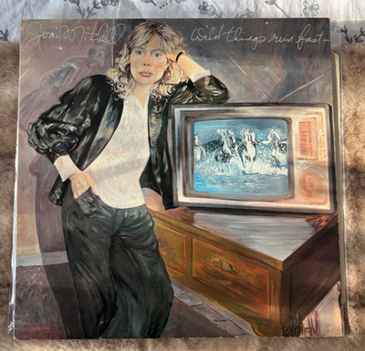 JONI MITCHELL - Wild Things Run Fast : 12'' Lp Vinyl A1B1 - Geffen Records 1982