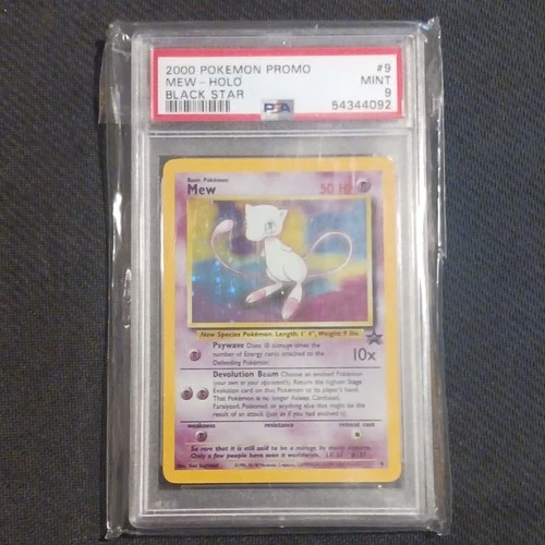 Pokémon Mew Black Star Promo #9 Holo PSA 9 2000 Wizards of the Coast